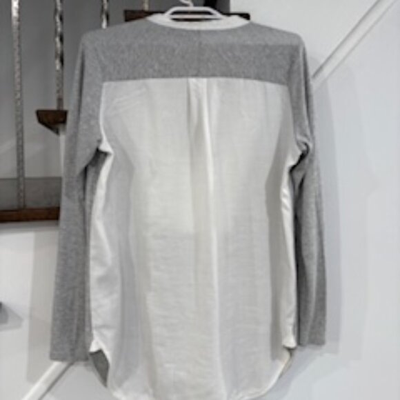 EUC Vince Easy Bib Front Mandarin Collar Shirt sz M - Picture 4 of 9